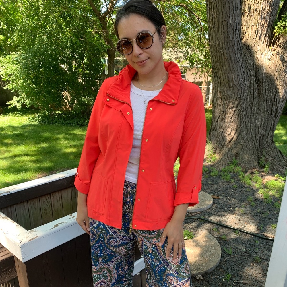 Hot Coral Light Jacket